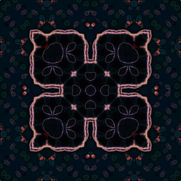 Nowoczesny geometryczny haft